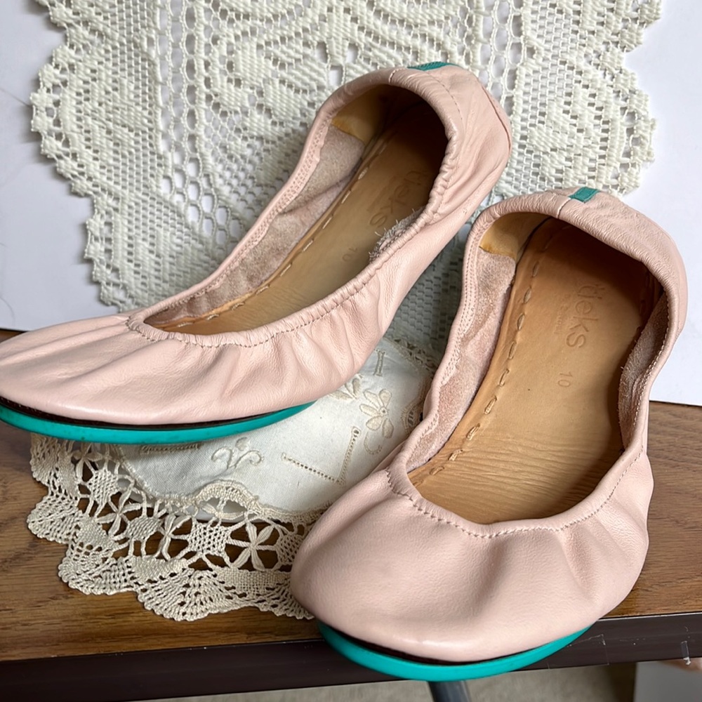 Tieks Pastel Pink Peach size 10